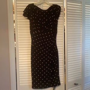 V neck Polka dot dress